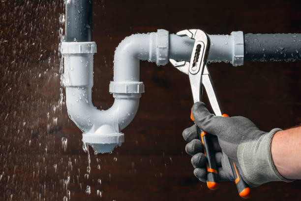 Professional Sewer Line Repair technician working in Apalachin, NY